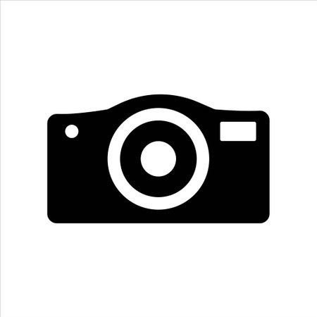 icon camera flat design. camera icon single.のイラスト素材