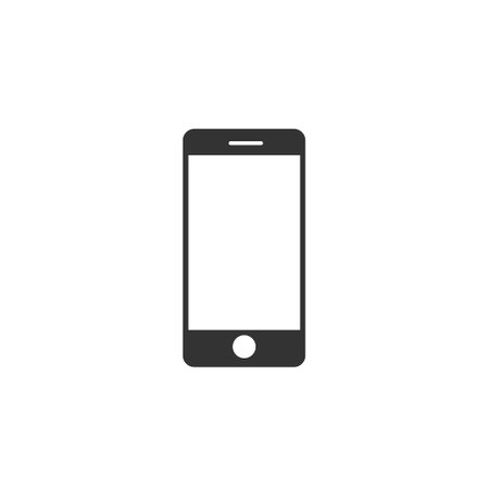 simple smartphone icon design. flat icon handphone.のイラスト素材