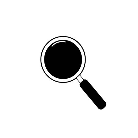 optical zoom flat icon design. magnifier icon. magnifying icon symbolのイラスト素材
