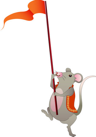 'Swagat' means welcome in Hindi Marathi. 'Mushak' or lord Gajanana vehicle, rat. welcoming lord Ganesha on Ganesh festival, one of India's biggest festivalのイラスト素材