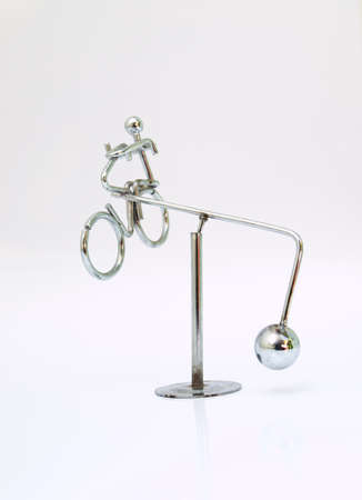 A newtonian demonstrator- momentumの写真素材