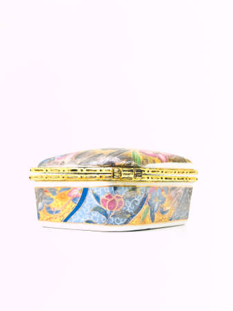 It is a case for keeping either lozenge or pastille for lady の写真素材