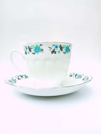 A Chiness porcelain tea cupの写真素材