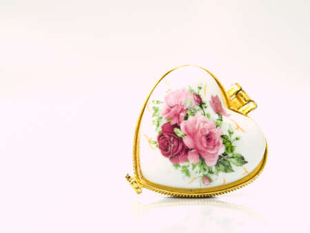 Ceramic case for keeping either lozenge or pastille for lady from Thailandの写真素材