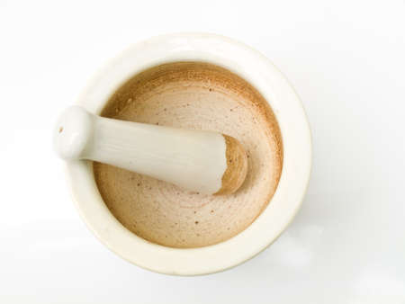 An apothecary s mortar bowlの写真素材