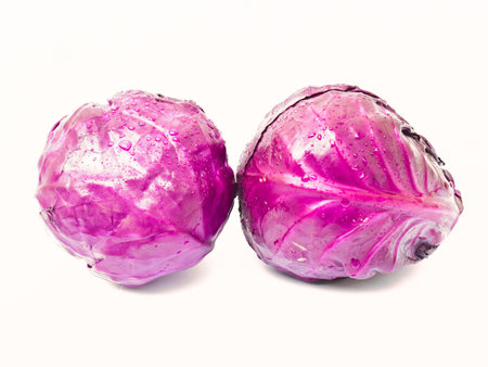 Red Cabbage Headsの写真素材