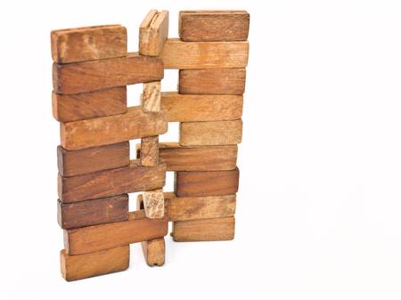 Part of wooden shutterの写真素材