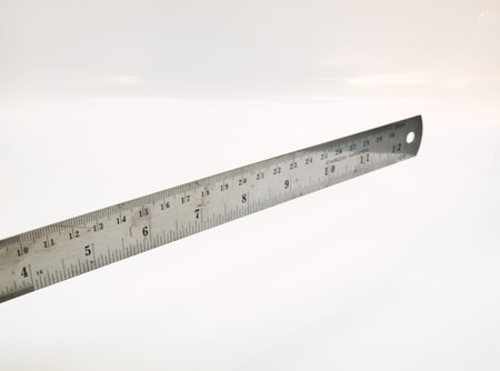 Stainless steel ruler