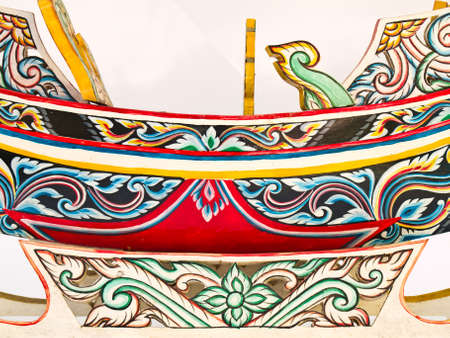 A Thai Southern-most traditional fishing boat, Kolek, Modelの写真素材