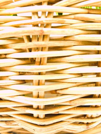 Closeup of ratten wicker as background