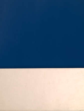 White wall and blue skyの写真素材