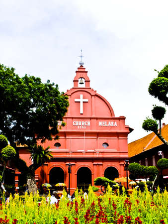 Christ Church Malacca, Malacca, Malaysiaのeditorial素材