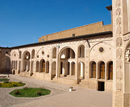 Historic old house in Kashan, Iranの写真素材