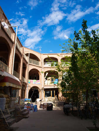 TABRIZ, IRAN - May 2  Exterior of Tabriz bazaar on May 2, 2011 in Tabriz, Iran  Bazaar of Tabriz was inscribed  by in July 2010 のeditorial素材