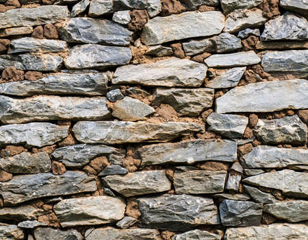close-up of of stone wall for backgroundの写真素材