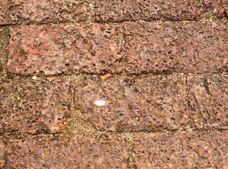 Laterite stone in nature as backgroundの写真素材