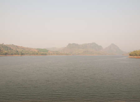 Mae Suay reservoir in Chiang rai, Thailandの写真素材