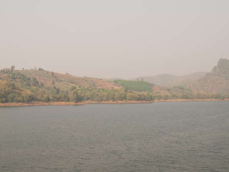 Mae Suay reservoir in Chiang rai, Thailandの写真素材