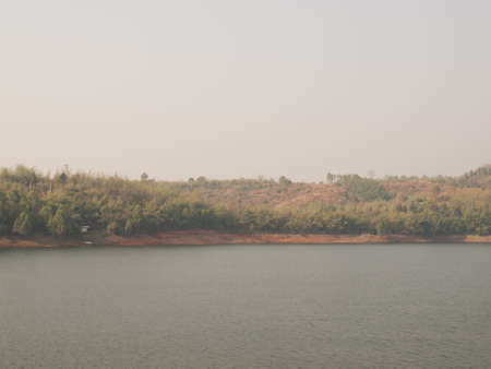 Mae Suay reservoir in Chiang rai, Thailandの写真素材