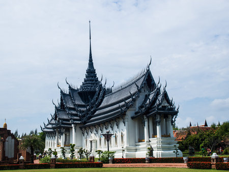 Royal grand palace Sanphet Prasat Palace, Ancient City, Bangkok, Thailand