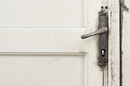 Old door handle の写真素材