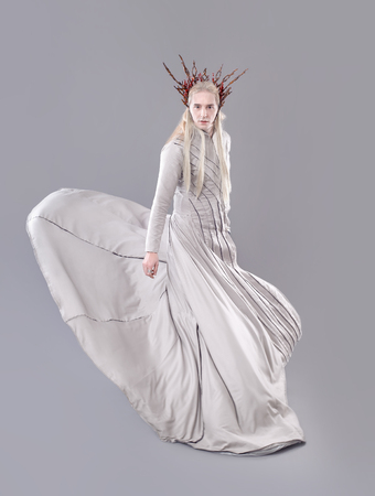 Troll. Thranduil, The Hobbit. Model dressed as elves.の写真素材
