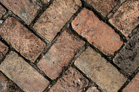Brick wall. Old brick wall texture backgroundの写真素材