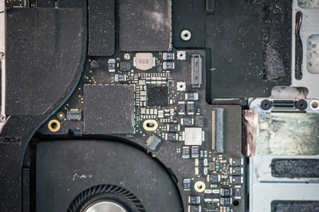 Computer board hardware motherboard microelectronics Server CPU chip semiconductor circuit core...