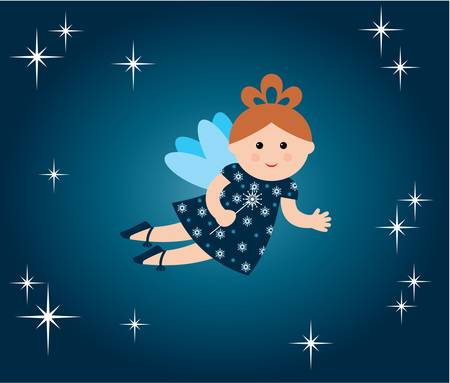  card with fairyのイラスト素材