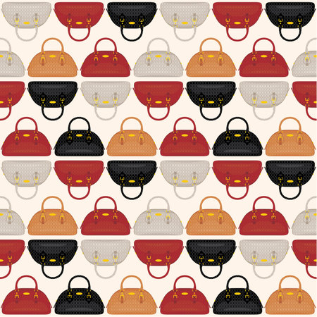 Seamless bags patternのイラスト素材