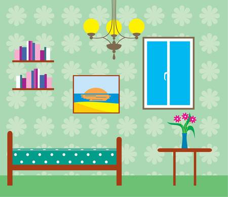 Living roomのイラスト素材