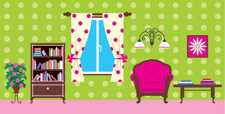 Living roomのイラスト素材