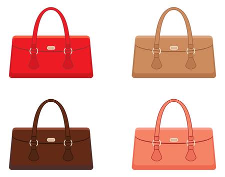 Female bagsのイラスト素材