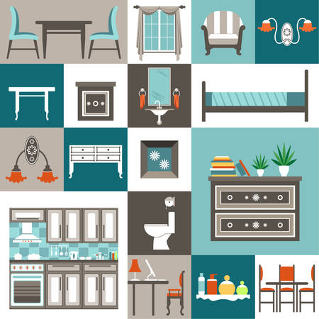 Set furniture.のイラスト素材