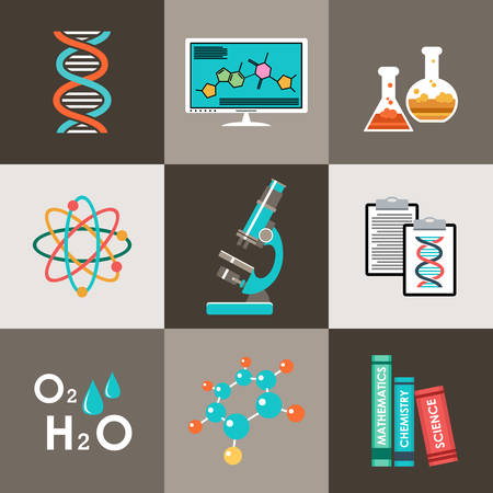 Science set. Infographic.のイラスト素材