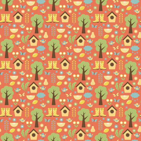Seamless vector pattern, printable paperのイラスト素材