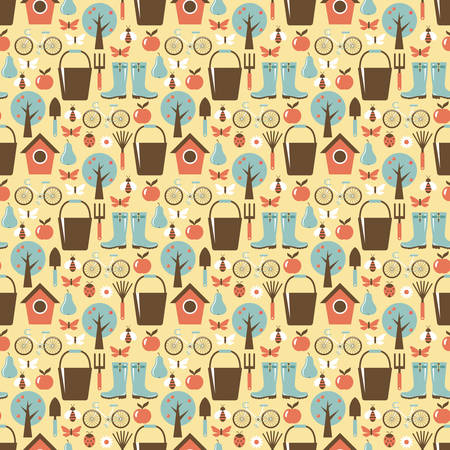 Seamless vector pattern, printable paperのイラスト素材