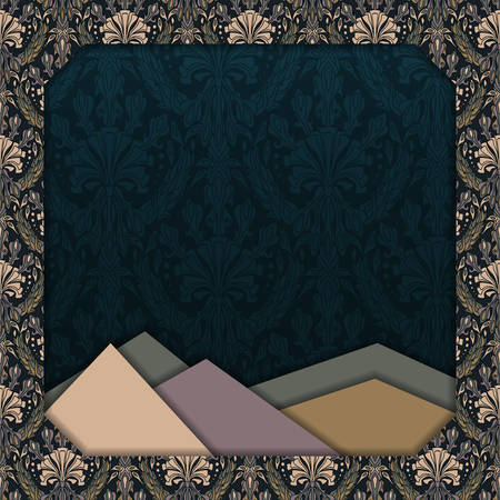 Abstract 3D vector design. のイラスト素材