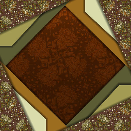 Abstract 3D vector design のイラスト素材