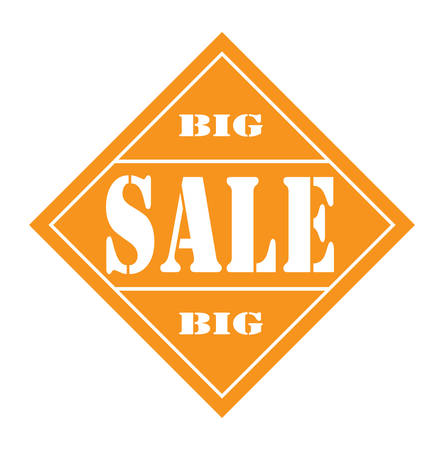 rubber stamp with text "big sale" on white, vector illustrationのイラスト素材