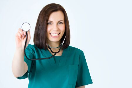 Macro shoot of medical person for health insurance の写真素材