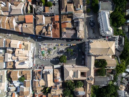 Aerial view of the city of Bahia, Brazilの写真素材