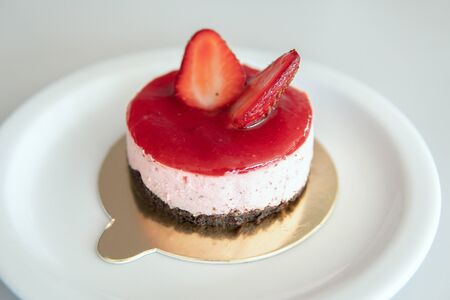 Chocolate Strawberry Mousseの写真素材
