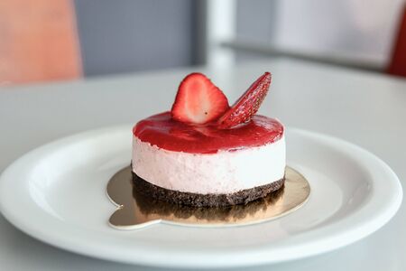Chocolate Strawberry Mousseの写真素材
