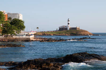 Salvador Bahia Brazil - Barra Lighthouse.の写真素材