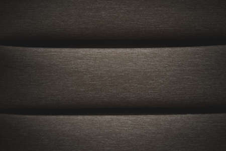 Horizontal lines brown fabric background.の写真素材