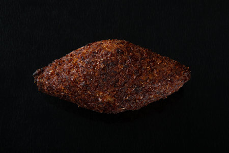 Roasted kibbeh. Traditional Brazilian snack.