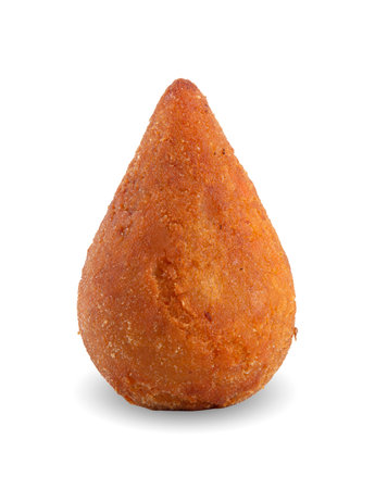 Golden crispy Brazilian coxinha.の写真素材