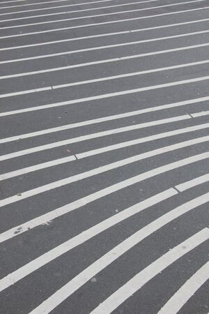 Vertical scene of the floor with whitestripes in Superkilen Park, Copenhagen, Denmarkの写真素材