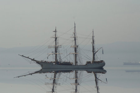 a sailboat in the south of Chile